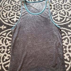 Buckle Black Tank Top